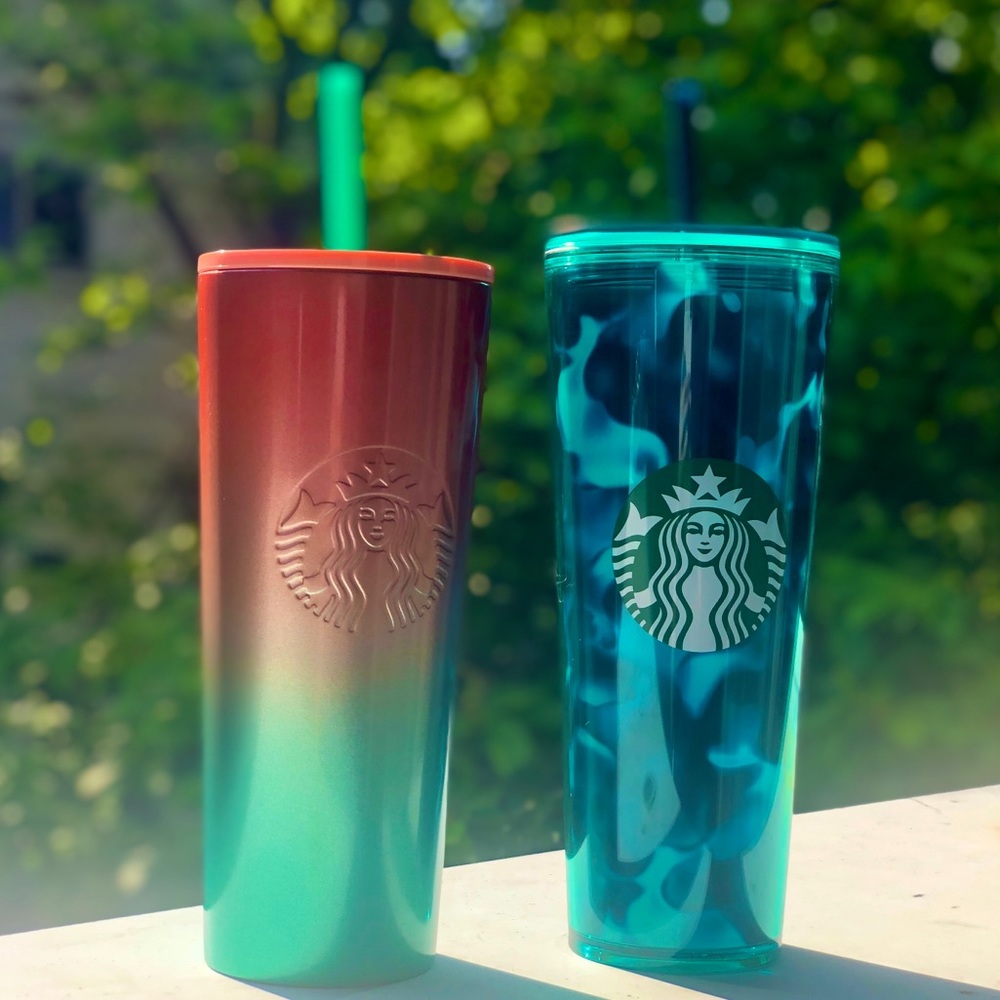BUNDLE 2 Starbucks Tumblers Summer 2020